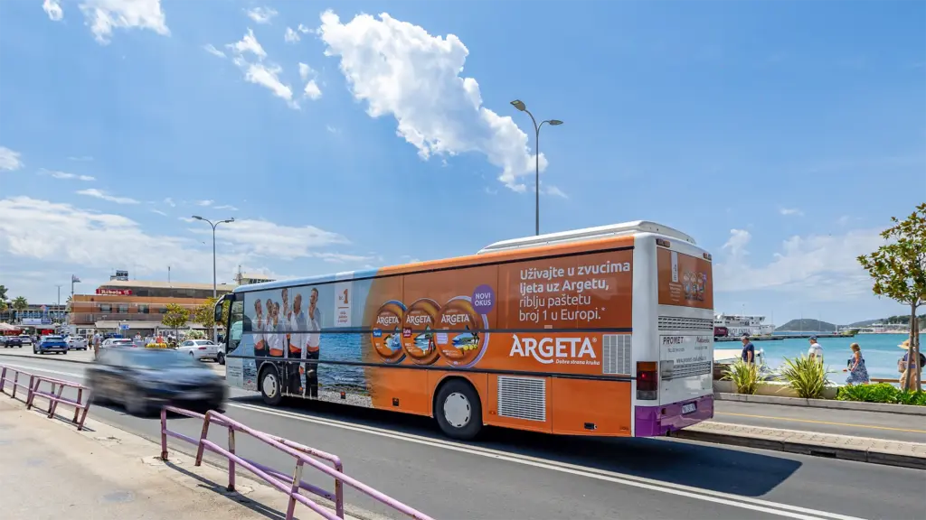 Argeta, Bus Outdoor - OOH